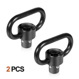 image-2PCS Heavy Duty Flush Push Button Quick Detach 1.25" Rifle QD Sling