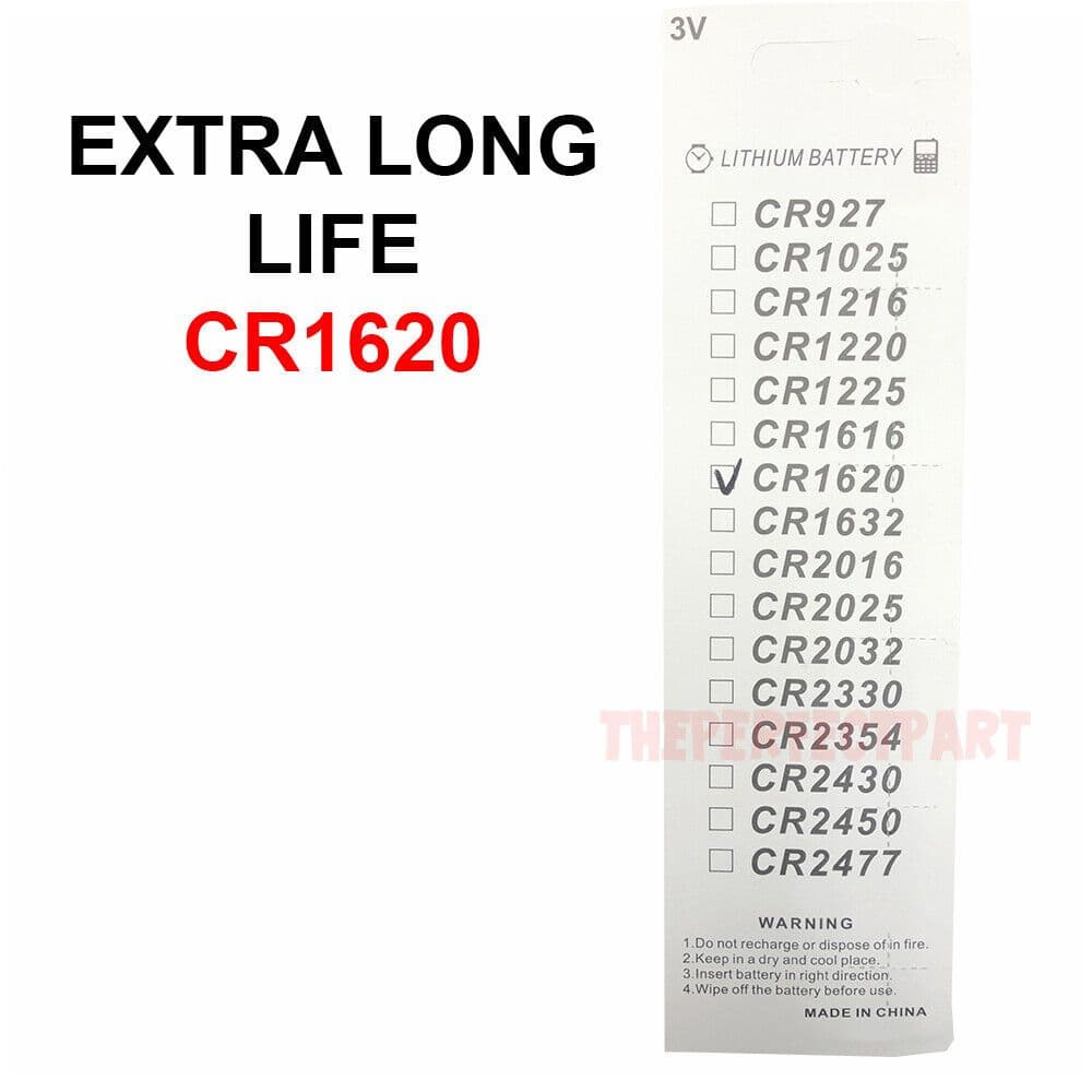 image-5 PCS CR1620 Lithium Battery 3V Button Cell Watches Pagers Calculators