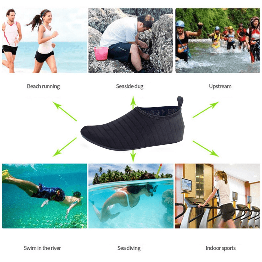 image-Water Shoes Men Women Skin Socks Aqua Surf Beach Yoga Swim Barefoot