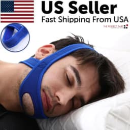 image-Snore Stop Anti Snoring Chin Strap Sleep Apnea Belt Snoreless Sleep