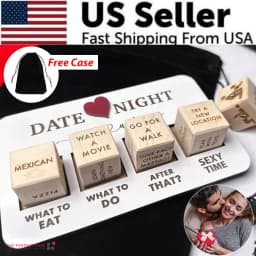 image-Date Night Dice After Dark Edition Date Night Wooden Dice Game For