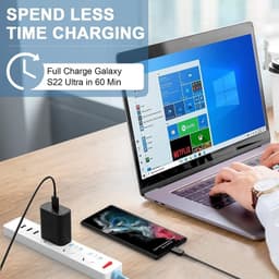 image-45W USB-C Super Fast Wall Charger 10FT Cable For Samsung Galaxy S20