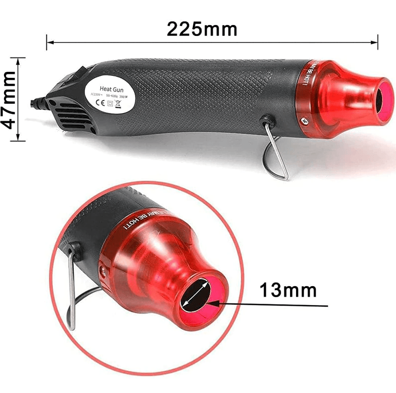 image-Mini Heat Gun DIY Electric Nozzles Tool Hot Air Gun Embossing Drying