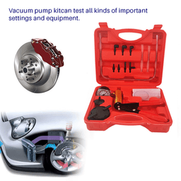 image-Hand Held Vacuum Pressure Pump Tester Set Brake Fluid Bleeder Bleeding