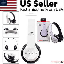 image-Wireless Bluetooth 5.0 Headphones Headset Over-Ear FM Radio MIC