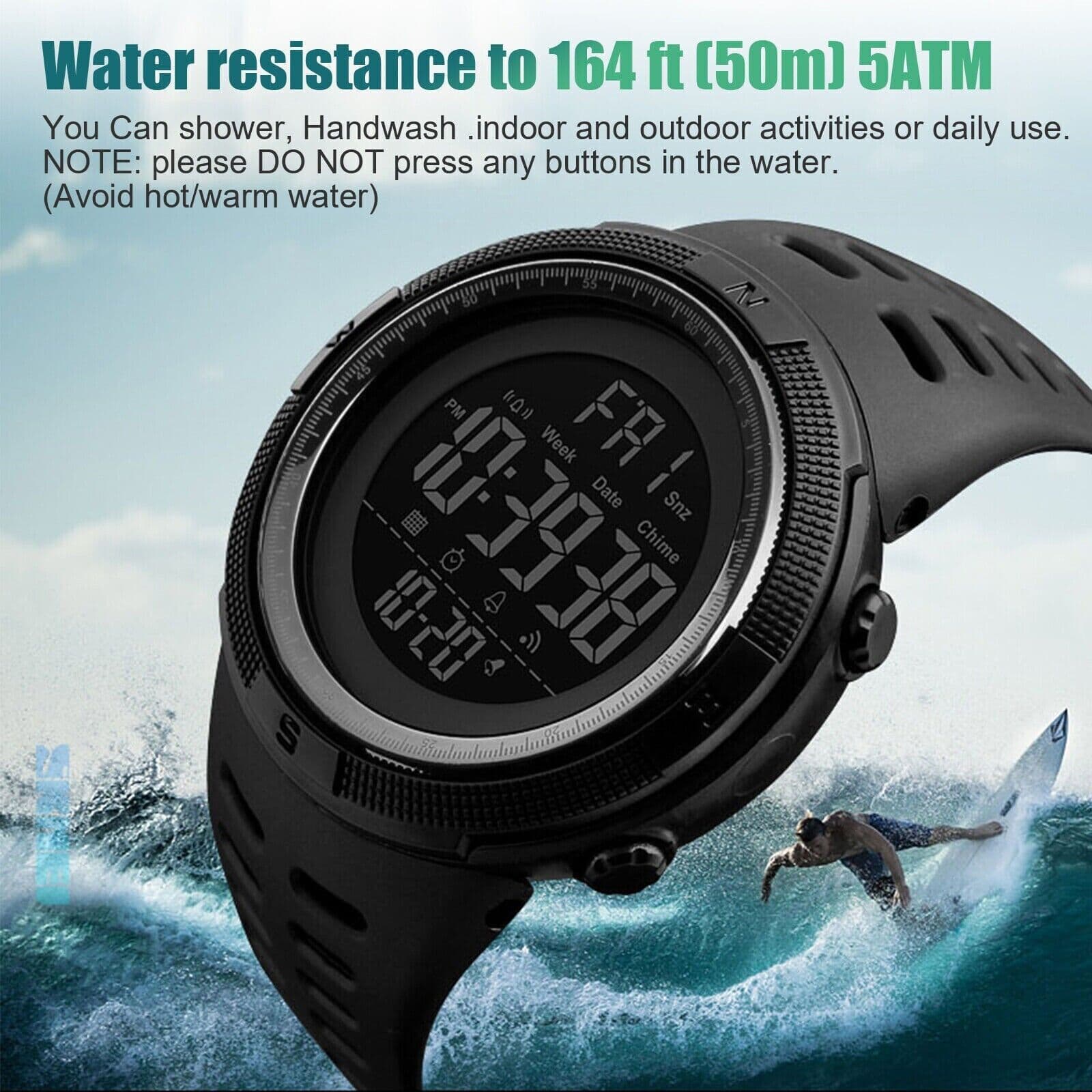 image-SKMEI Men's Digital Army Military Sport Quartz Analog Chrono