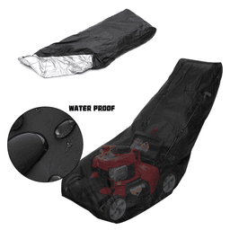 image-Waterproof Lawn Mower Cover Heavy Duty UV Protector for Push Mower