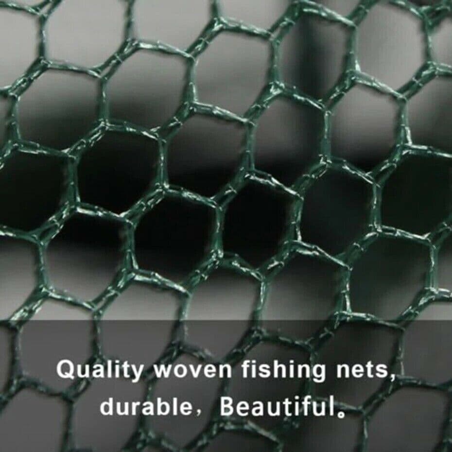 image-Fishing Bait Trap Crab Net Crawdad Shrimp Cast Dip Cage Fish Minnow