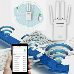 image-1200Mbps WiFi Range Extender Repeater Wireless Amplifier Router Signal