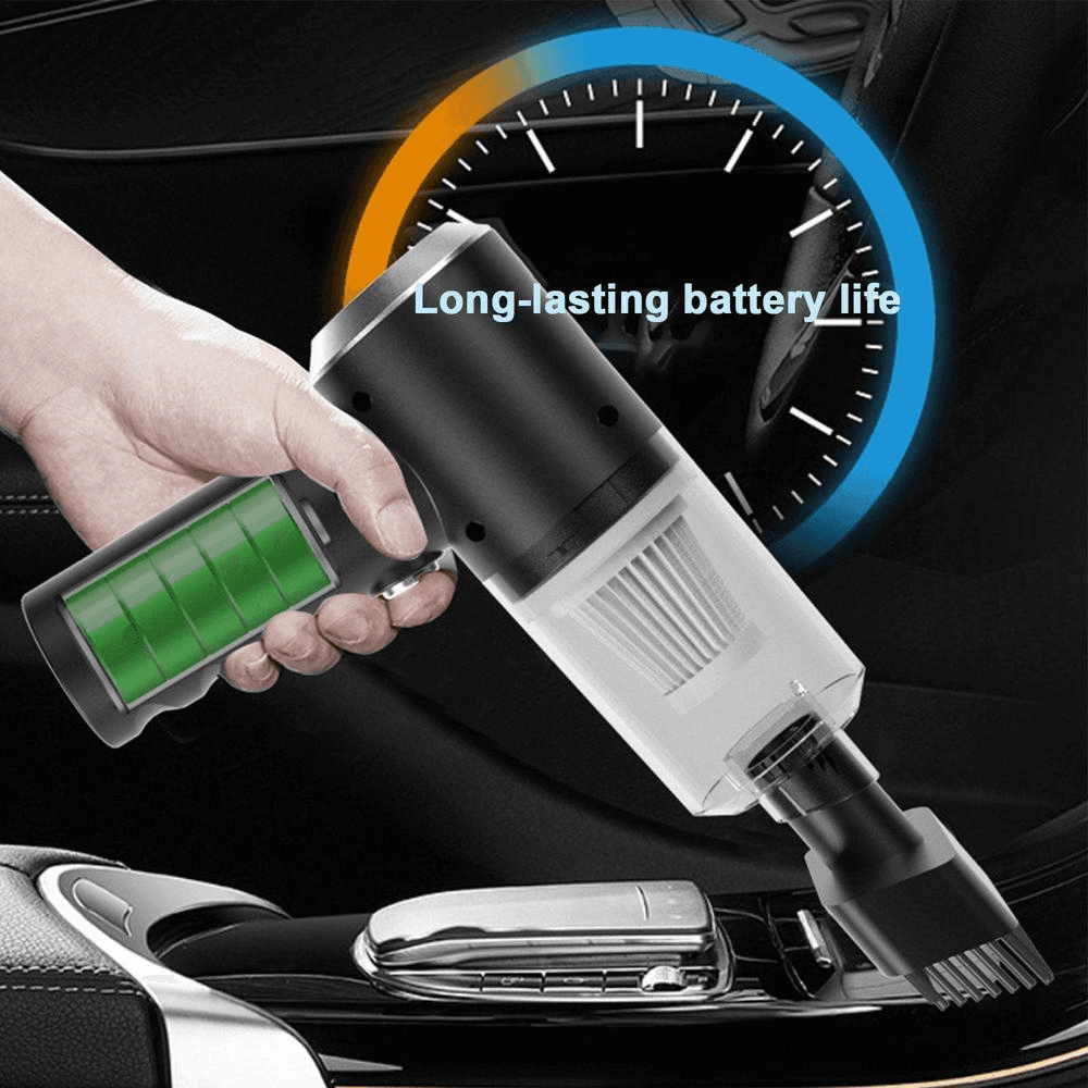 image-120W Cordless Handheld Vacuum Cleaner Small Mini Portable Car Auto