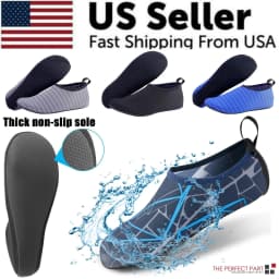 image-Water Shoes Men Women Skin Socks Aqua Surf Beach Yoga Swim Barefoot