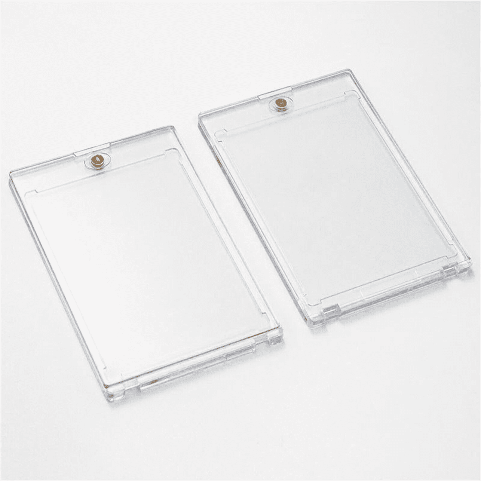 image-30 Pack Magnetic Trading Sports Card Holders 35pt One-Touch Hard UV