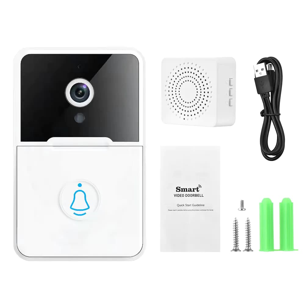 image-Wireless Security Smart WiFi Doorbell Intercom Video Camera Door Ring