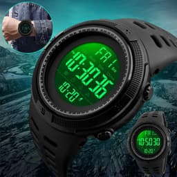 image-SKMEI Men's Digital Army Military Sport Quartz Analog Chrono
