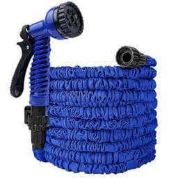 image-Expanding Expandable Flexible Garden Water Hose w Spray Nozzle 25, 50,