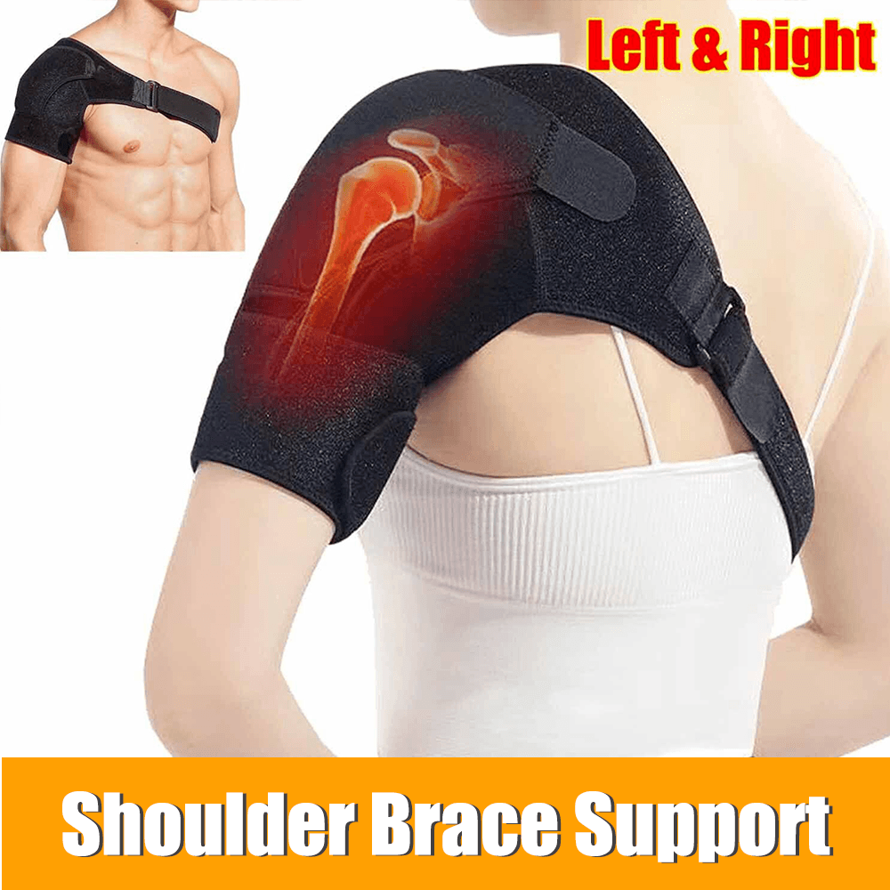 image-Shoulder Brace Support Compression Sleeve Torn Rotator Cuff AC Joint