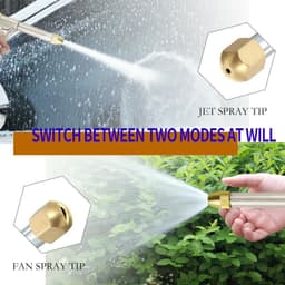 image-High Pressure Power Washer Water Spray Gun Nozzle Wand Attachment
