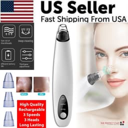 image-Electric Blackhead Remover Cleaner Face Diamond Pore Vacuum Suction