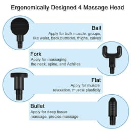 image-Massage Gun Percussion Massager Deep Tissue Muscle Vibrating Relaxing