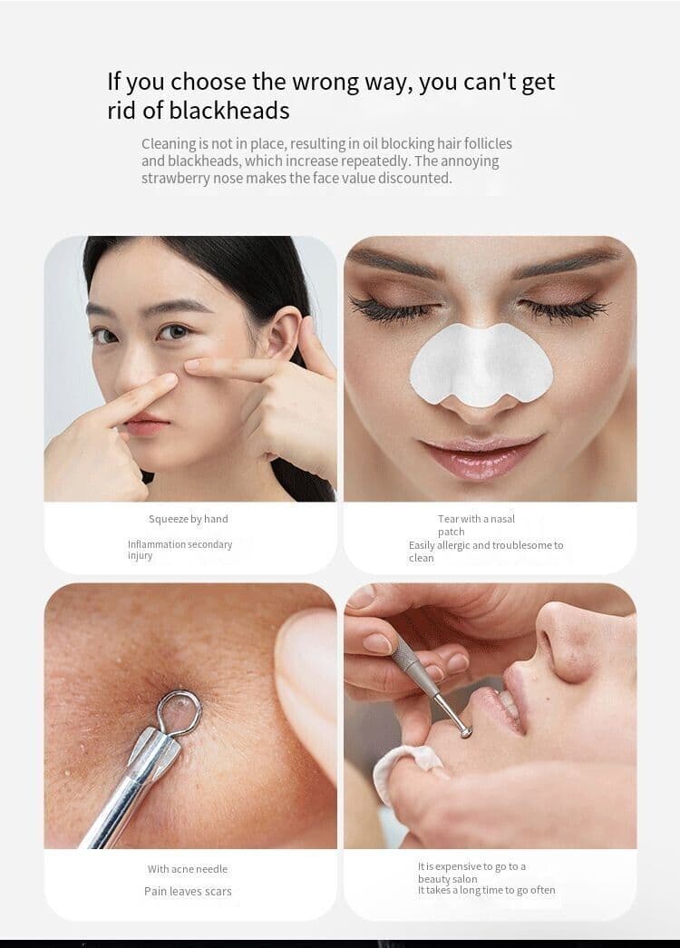 image-Electric Blackhead Remover Cleaner Face Diamond Pore Vacuum Suction