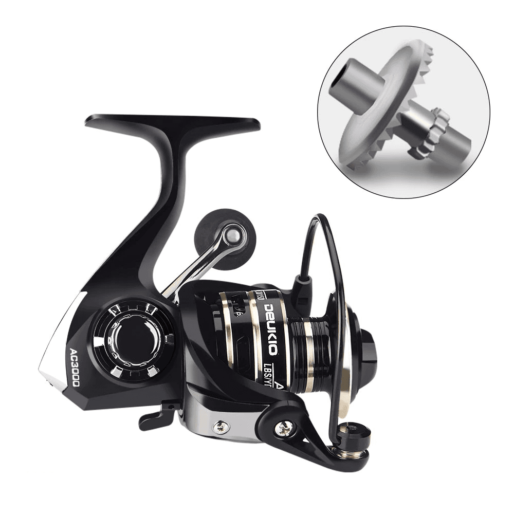 image-12BB Metal Spinning Fishing Reel 5.2:1 Freshwater Saltwater Left Right
