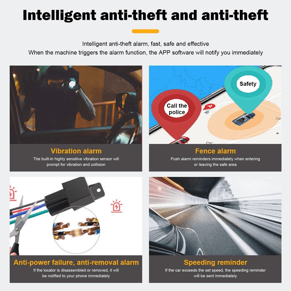 image-GPS Tracker Real-Time Tracking Locator Device GPRS GSM Car/Motorcycle