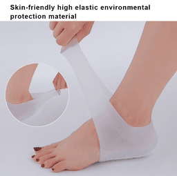 image-Concealed Footbed Enhancers Invisible Height Increase Silicone Insoles