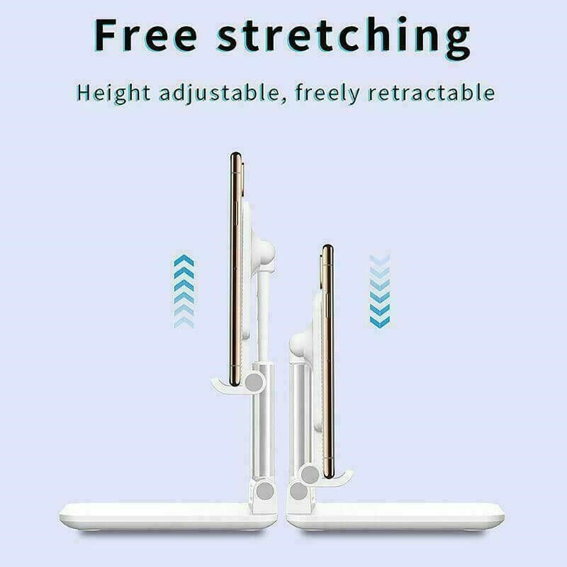 image-Adjustable Cell Phone Tablet Stand Desktop Holder Mount Mobile Phone