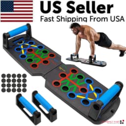 image-28 in 1 Push Up Rack Board System Fitness Workout Train Home Gym