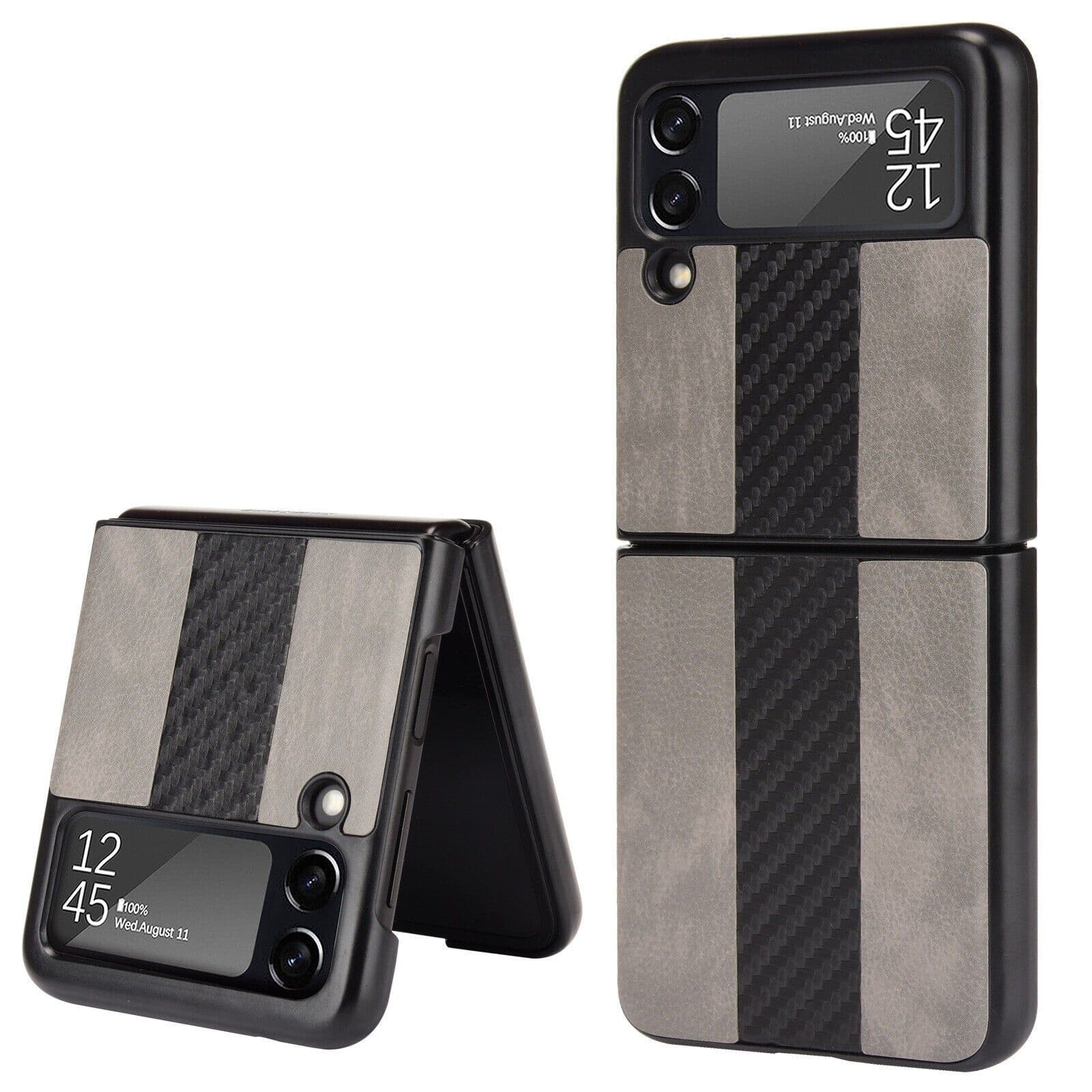 image-For Samsung Galaxy Z Flip 3 5G Slim Folding Leather Shockproof Phone