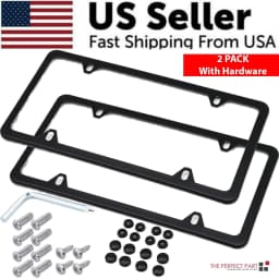 image-2x High Quality Stainless Steel Metal License Plate Frame Tag Cover