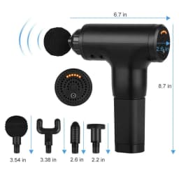 image-Massage Gun Percussion Massager Deep Tissue Muscle Vibrating Relaxing