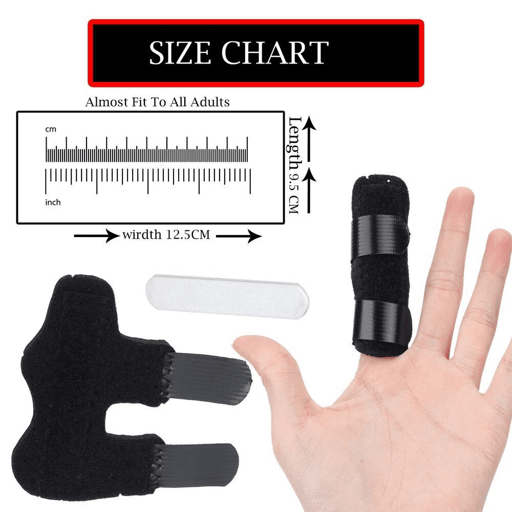 image-Adjustable Trigger Finger Splint Straightener Corrector Brace Support