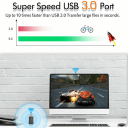 image-1300Mbps USB3.0 Wireless WiFi Adapter Dongle Dual Band 5G/2.4G Desktop