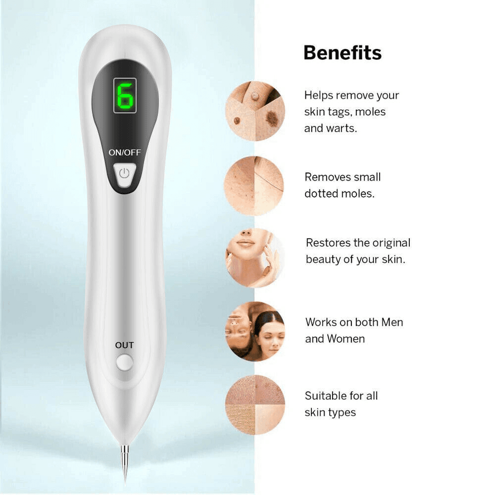 image-Electric Laser Plasma Pen Mole Removal Dark Spot Remover Skin Wart Tag