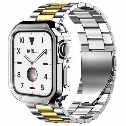 image-Stainless Steel For Apple Watch iWatch Band 8 7 6 5 4 3 2 SE