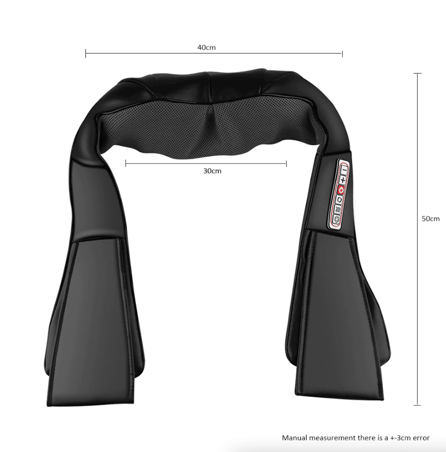 image-Shiatsu Back Neck and Shoulder Massager with Heat Deep Tissue 3D