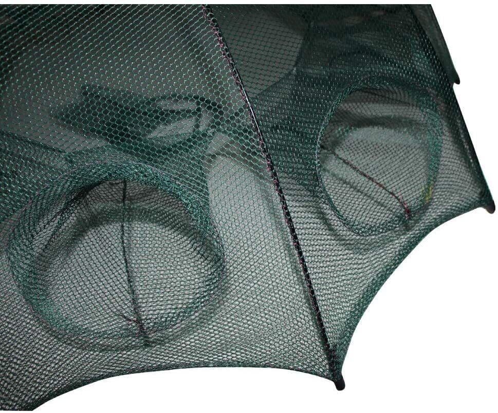 image-Fishing Bait Trap Crab Net Crawdad Shrimp Cast Dip Cage Fish Minnow