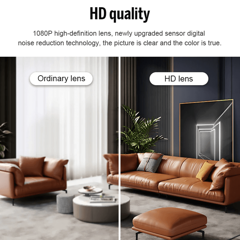 image-Mini Hidden Spy Nanny Camera Wireless Nanny Cam WiFi Home Security HD