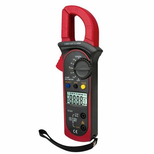 image-Digital Multimeter Tester AC DC Volt Ohm Amp Clamp Meter Auto Range