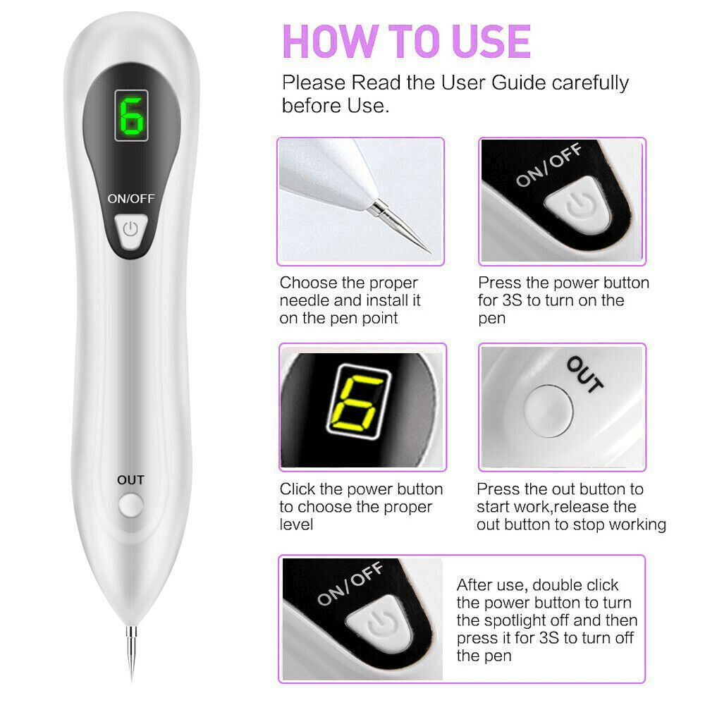 image-Electric Laser Plasma Pen Mole Removal Dark Spot Remover Skin Wart Tag