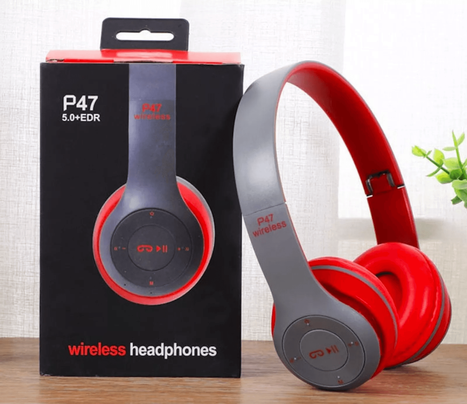 image-Wireless Bluetooth 5.0 Headphones Headset Over-Ear FM Radio MIC