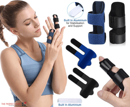 image-Adjustable Trigger Finger Splint Straightener Corrector Brace Support
