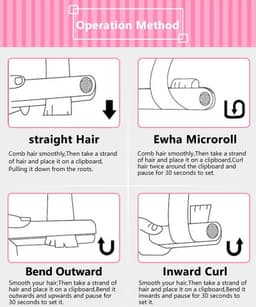 image-Mini Portable Hair Iron Hair Straightener Curler Professional Hair