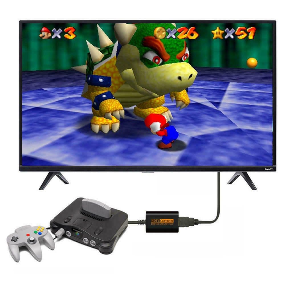 image-N64 To HDMI Converter Adapter HD Link Cable For Nintendo Gamecube