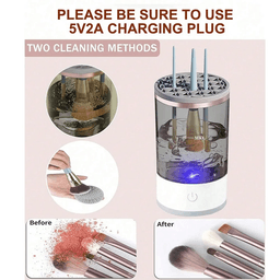 image-Automatic Brush Cleaner Electric Makeup Brush Cleaning Machine Fast