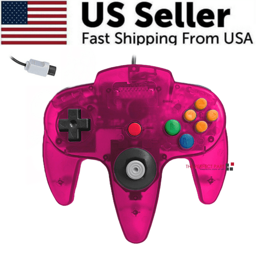 image-New Wired Controller Joystick Compatible With Nintendo 64 N64 Video
