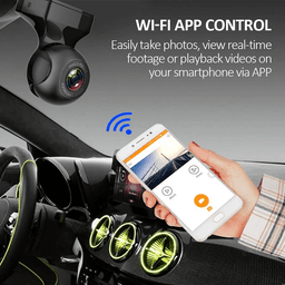 image-170° WiFi Dash Cam Recorder Car Camera HD 1080P Car DVR Vehicle Video