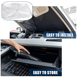 image-51" Car Windshield Sun Shade Foldable Umbrella Front Window Cover