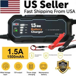 image-1500mAh Automatic Smart Battery Charger 12V Portable Car Auto Trickle